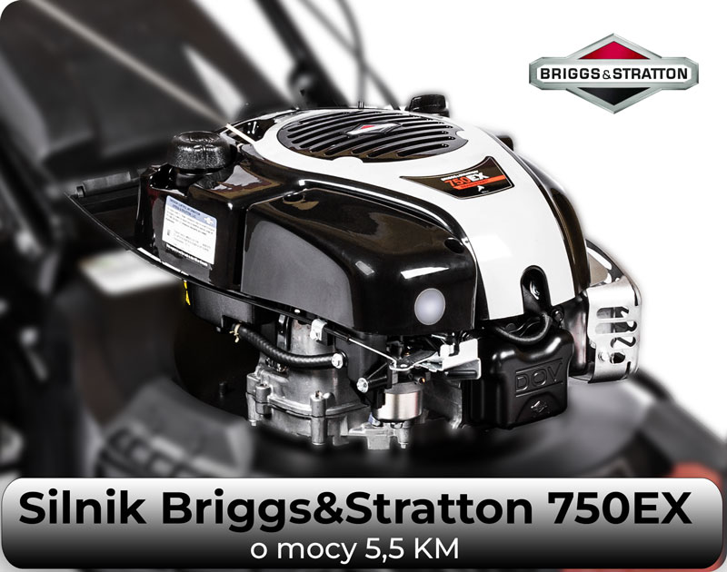 Silnik Briggs & Stratton 750EX w kosiarce Cedrus KS53S-B